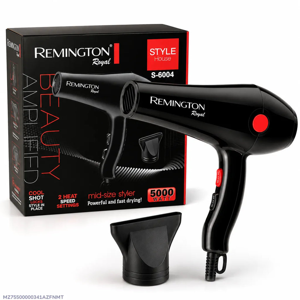 Professional Hair Dryer 5000W | Fast Drying | 2 Heat & 2 Speed Settings | Model S-6004